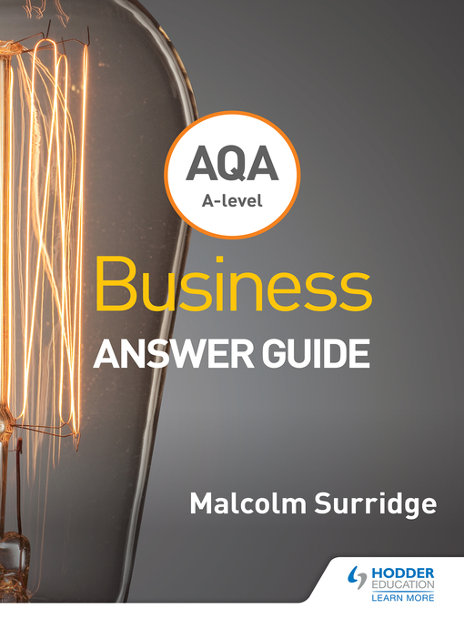 Upplýsingar um AQA A-level Business Answer Guide (Surridge and Gillespie) eftir Malcolm Surridge - Biðlisti